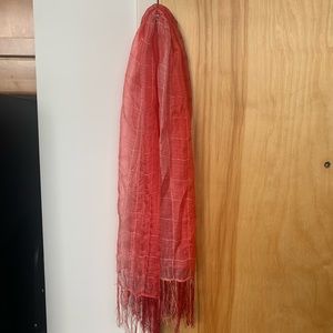 Pretty Ombré - scarf/wrap - grid pattern detail
